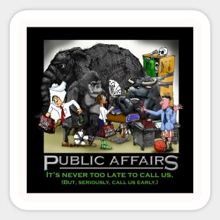 Public Affairs Sticker